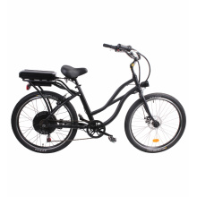 48V 500W motor do cubo de tração traseiro Display LCD Beach Cruiser bicicleta elétrica